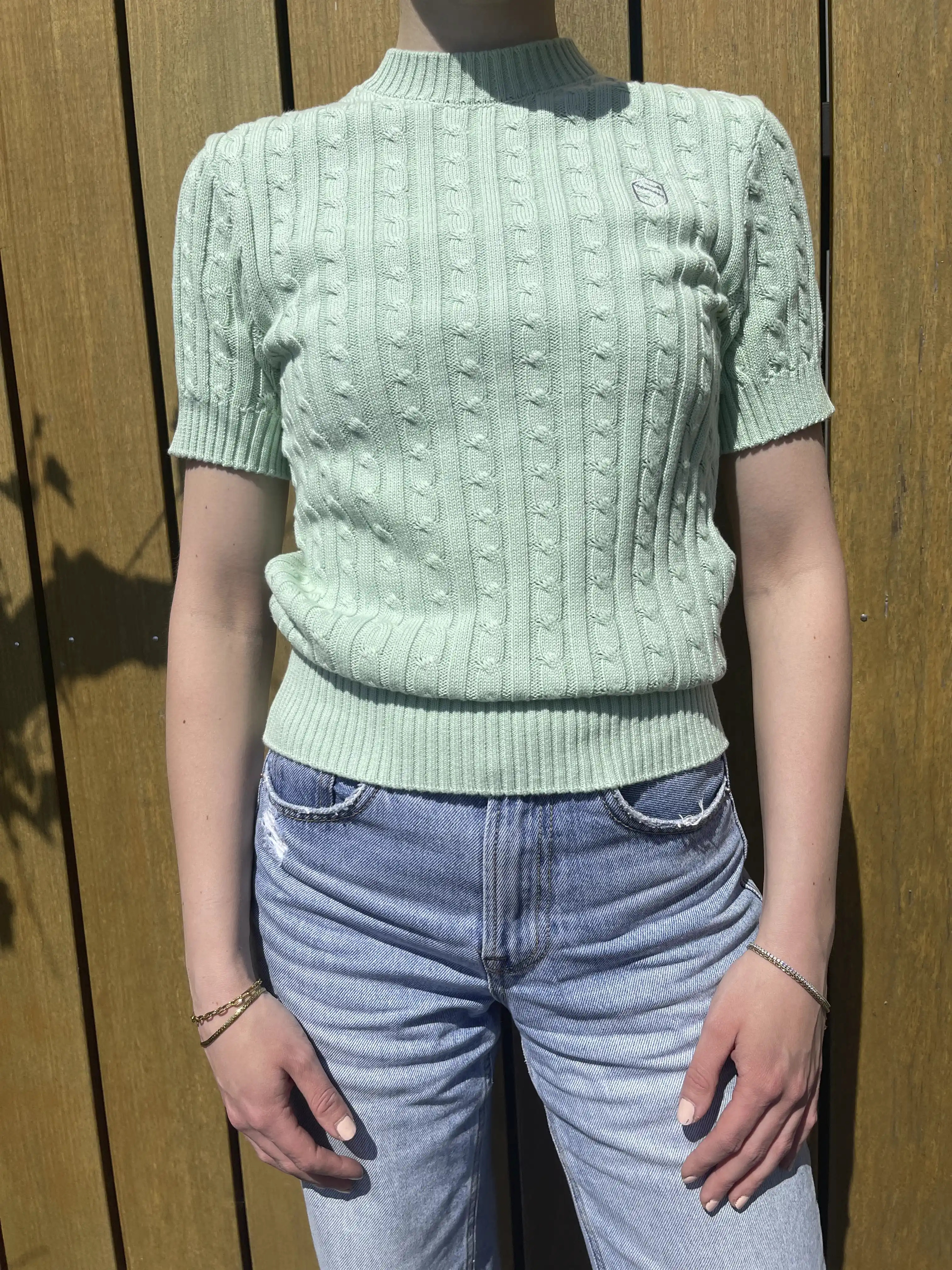 Samshield Dames Pullover Lidy Korte Mouw - Pistache