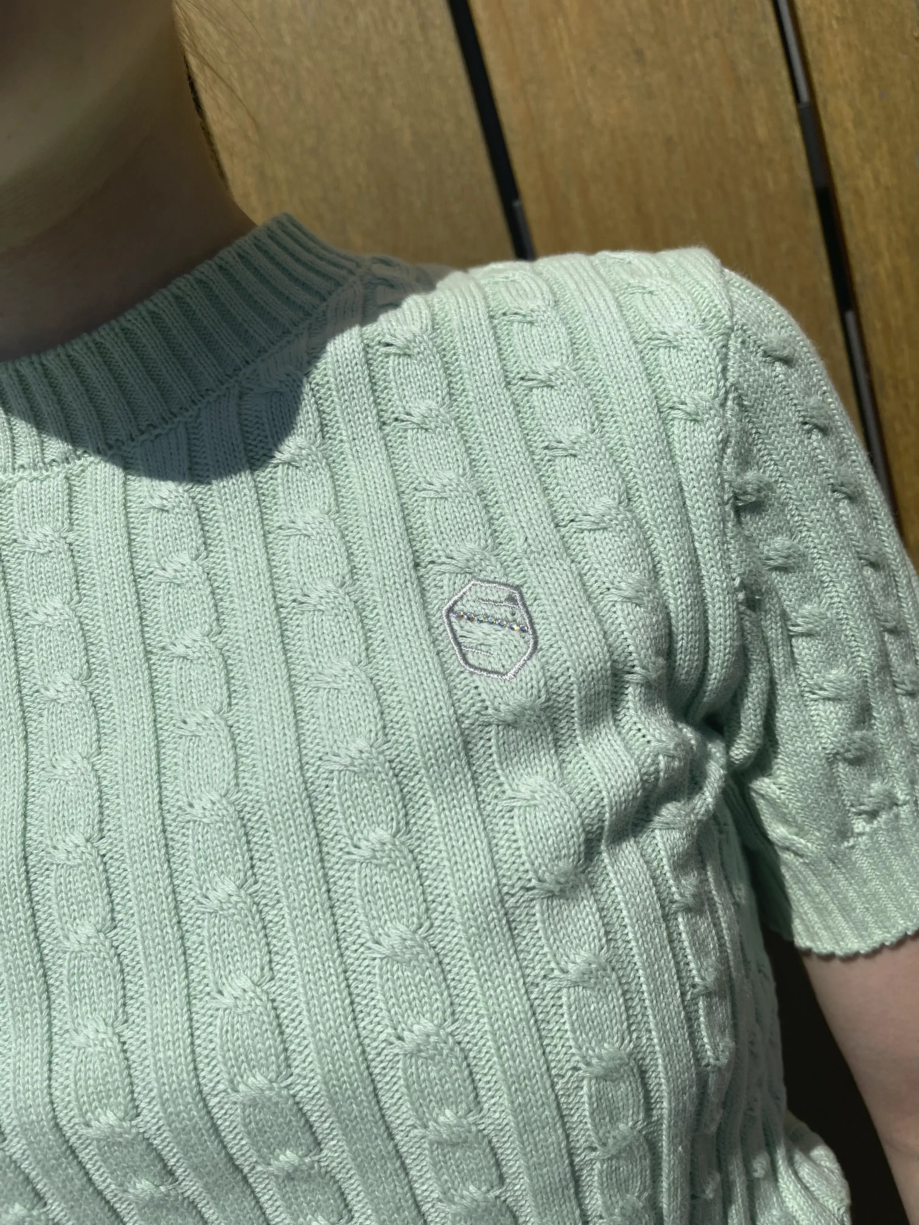 Samshield Dames Pullover Lidy Korte Mouw - Pistache