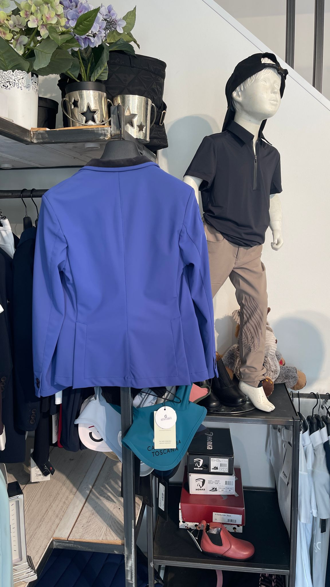 Cavalleria Toscana Young Rider Wedstrijdjasje - Royal Blauw - Ridershouse Cavalleria Toscana Young Rider Wedstrijdjasje - Royal Blauw - Ridershouse