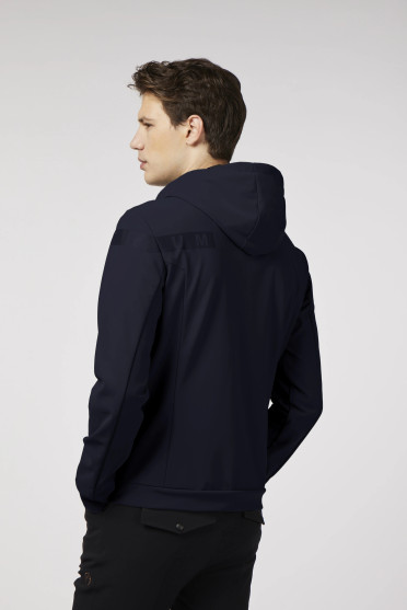 Vestum Men'S Softshell Jacket Cesenatico - Blauw Vestum Men'S Softshell Jacket Cesenatico - Blauw