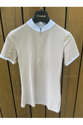 Samshield Dames Wedstrijd Shirt Louane Short Sleeves - Powder Pink Texturized