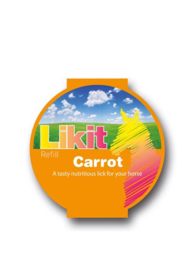 Likit Carrot Flavour 250 Gram, the perfect present for your horse