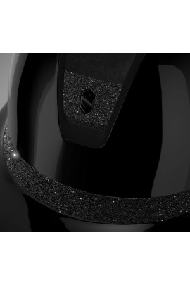 Miss Shield 2.0 Cap Glossy Zwart | Alcantara | Crystal Fabric Miss Shield 2.0 Cap Glossy Zwart | Alcantara | Crystal Fabric