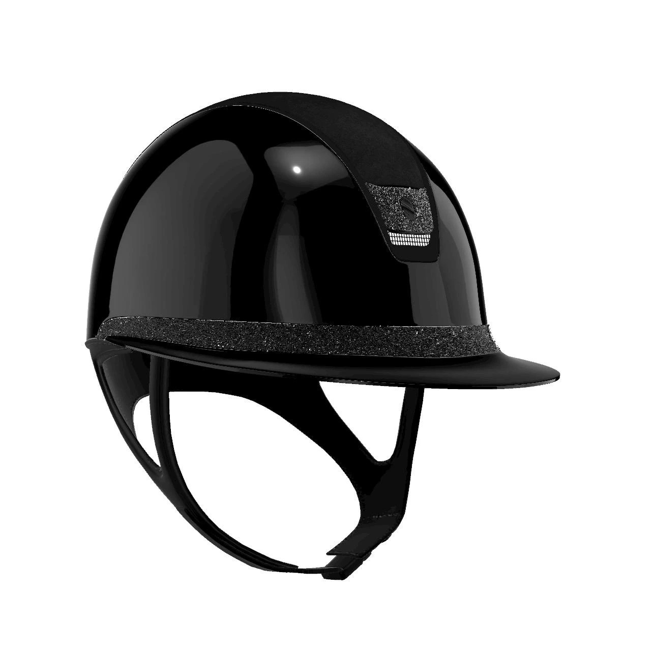Miss Shield 2.0 Cap Glossy Zwart | Alcantara | Crystal Fabric Miss Shield 2.0 Cap Glossy Zwart | Alcantara | Crystal Fabric