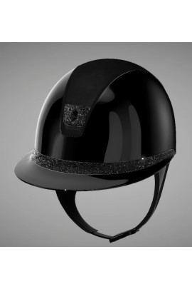Miss Shield 2.0 Cap Glossy Zwart | Alcantara | Crystal Fabric Miss Shield 2.0 Cap Glossy Zwart | Alcantara | Crystal Fabric