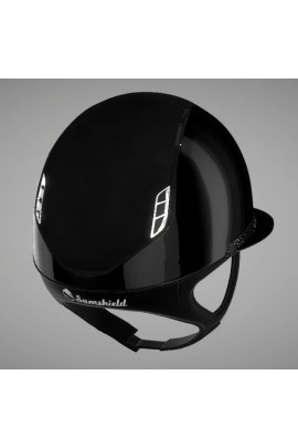 Miss Shield 2.0 Cap Glossy Zwart | Alcantara | Crystal Fabric Miss Shield 2.0 Cap Glossy Zwart | Alcantara | Crystal Fabric