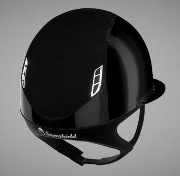 Miss Shield 2.0 Cap Glossy Zwart | Alcantara | Crystal Fabric Miss Shield 2.0 Cap Glossy Zwart | Alcantara | Crystal Fabric