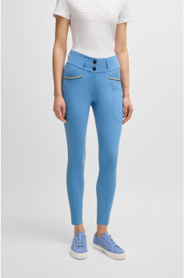 HANNAH HIGH WAIST KNEE GRIP BREECHES RIVIERA
