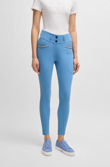 HANNAH HIGH WAIST KNEE GRIP BREECHES RIVIERA HANNAH HIGH WAIST KNEE GRIP BREECHES RIVIERA