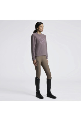 Shop Cavalleria Toscana Fleece Crew Neck – Elegant & Comfortable grape shake