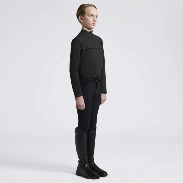 Cavalleria Toscana Jongens Trainingsshirt | Zwart Cavalleria Toscana Jongens Trainingsshirt | Zwart