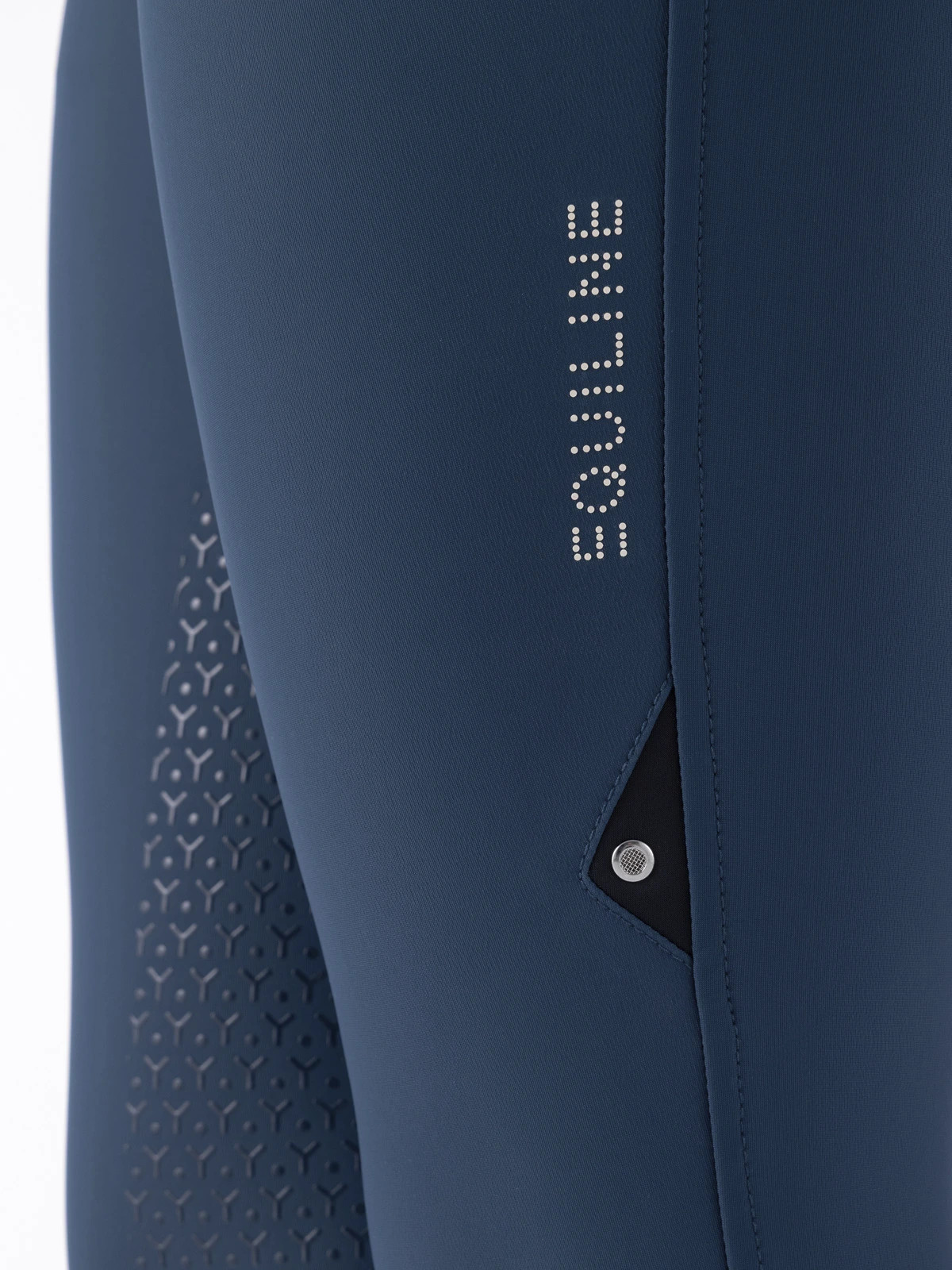 Ride in Style with the Equiline Adellekh Full Grip Breeches Legion Blue – High Waist & Performance Ride in Style with the Equiline Adellekh Full Grip Breeches Legion Blue – High Waist & Performance