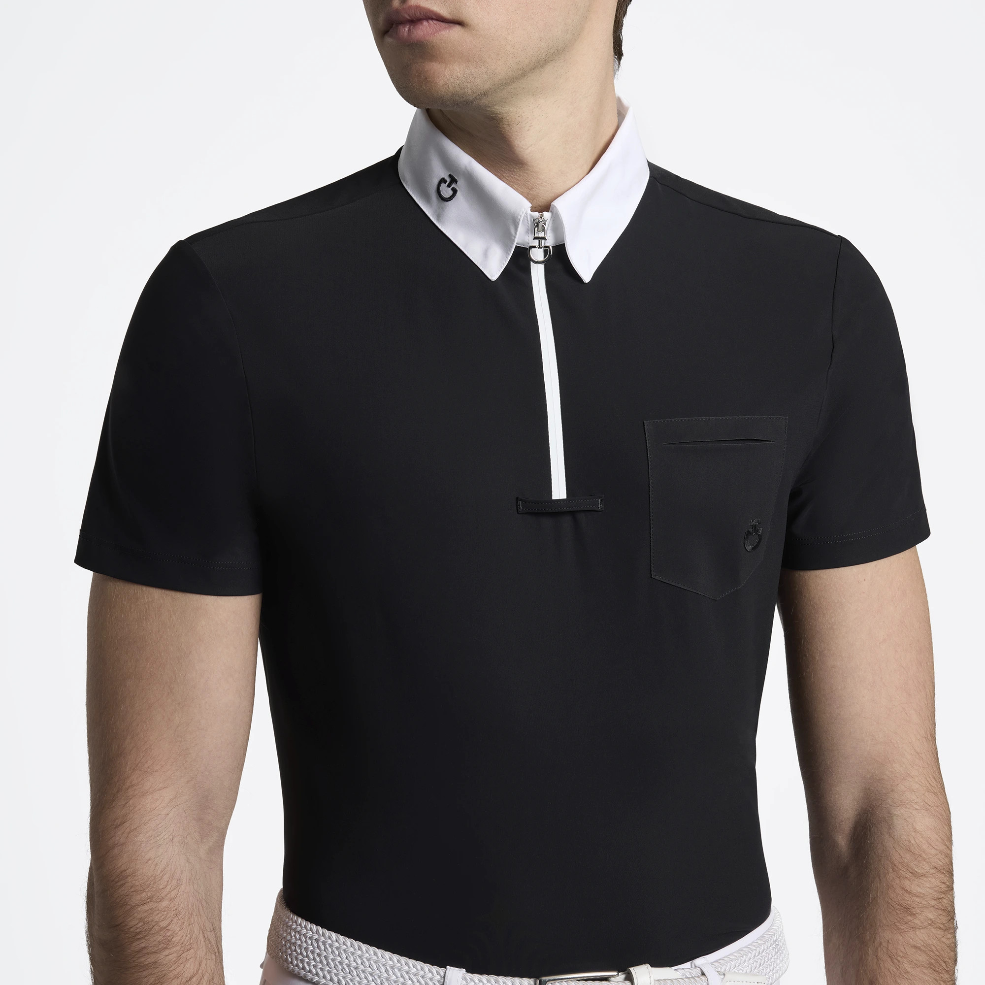 Cavalleria Toscana Wedstrijdshirt voor Mannen – Korte Mouwen & Optimaal Comfort – Bestel Nu Cavalleria Toscana Wedstrijdshirt voor Mannen – Korte Mouwen & Optimaal Comfort – Bestel Nu