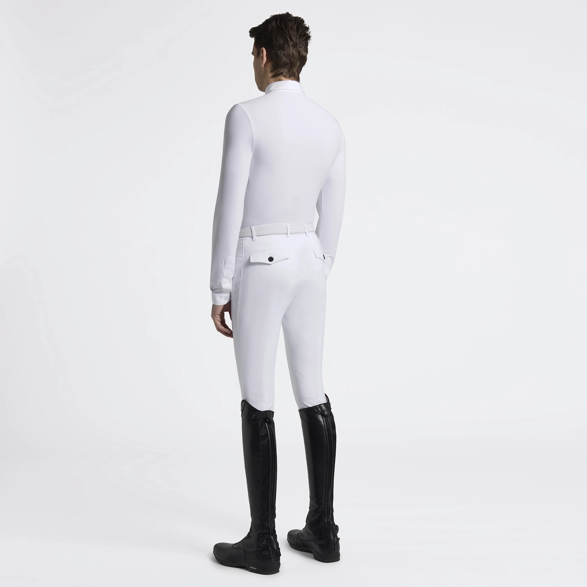 Cavalleria Toscana Long Sleeve Wedstrijdshirt Wit | Heren | Bestel Nu Cavalleria Toscana Long Sleeve Wedstrijdshirt Wit | Heren | Bestel Nu