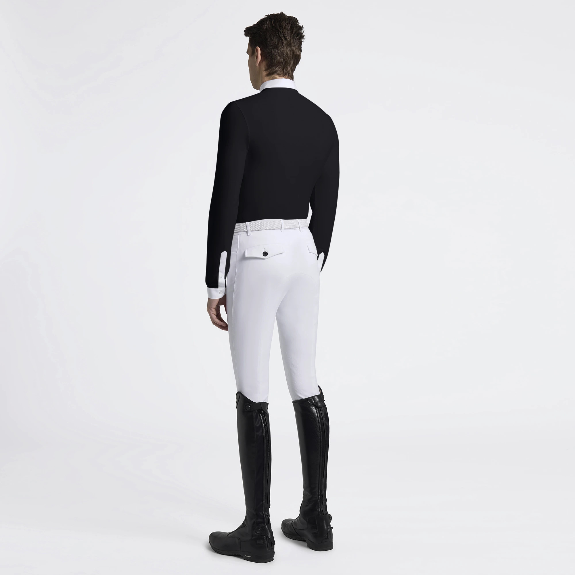 Cavalleria Toscana Long Sleeve Wedstrijdshirt Zwart | Heren | Bestel Nu Cavalleria Toscana Long Sleeve Wedstrijdshirt Zwart | Heren | Bestel Nu