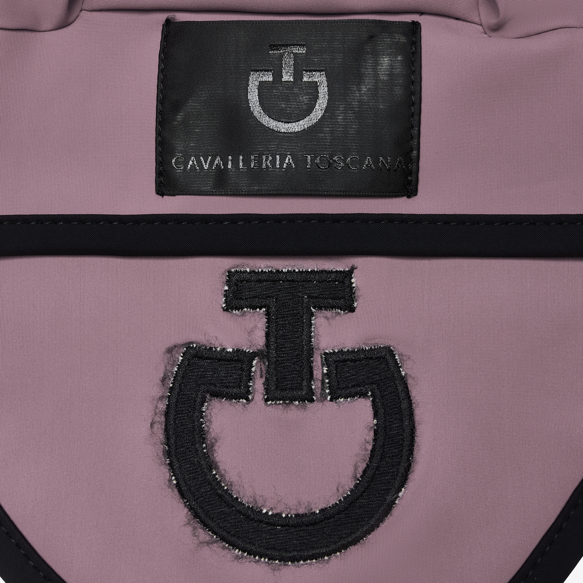 Cavalleria Toscana Oornetje | Light Weight Jersey Stripe | grape shake Cavalleria Toscana Oornetje | Light Weight Jersey Stripe | grape shake