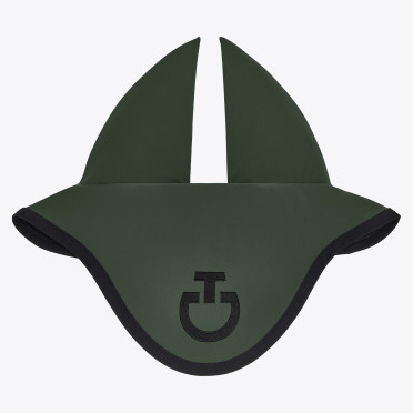 Cavalleria Toscana Lightweight Jersey Horse Earnet | Jungle Green Cavalleria Toscana Lightweight Jersey Horse Earnet | Jungle Green