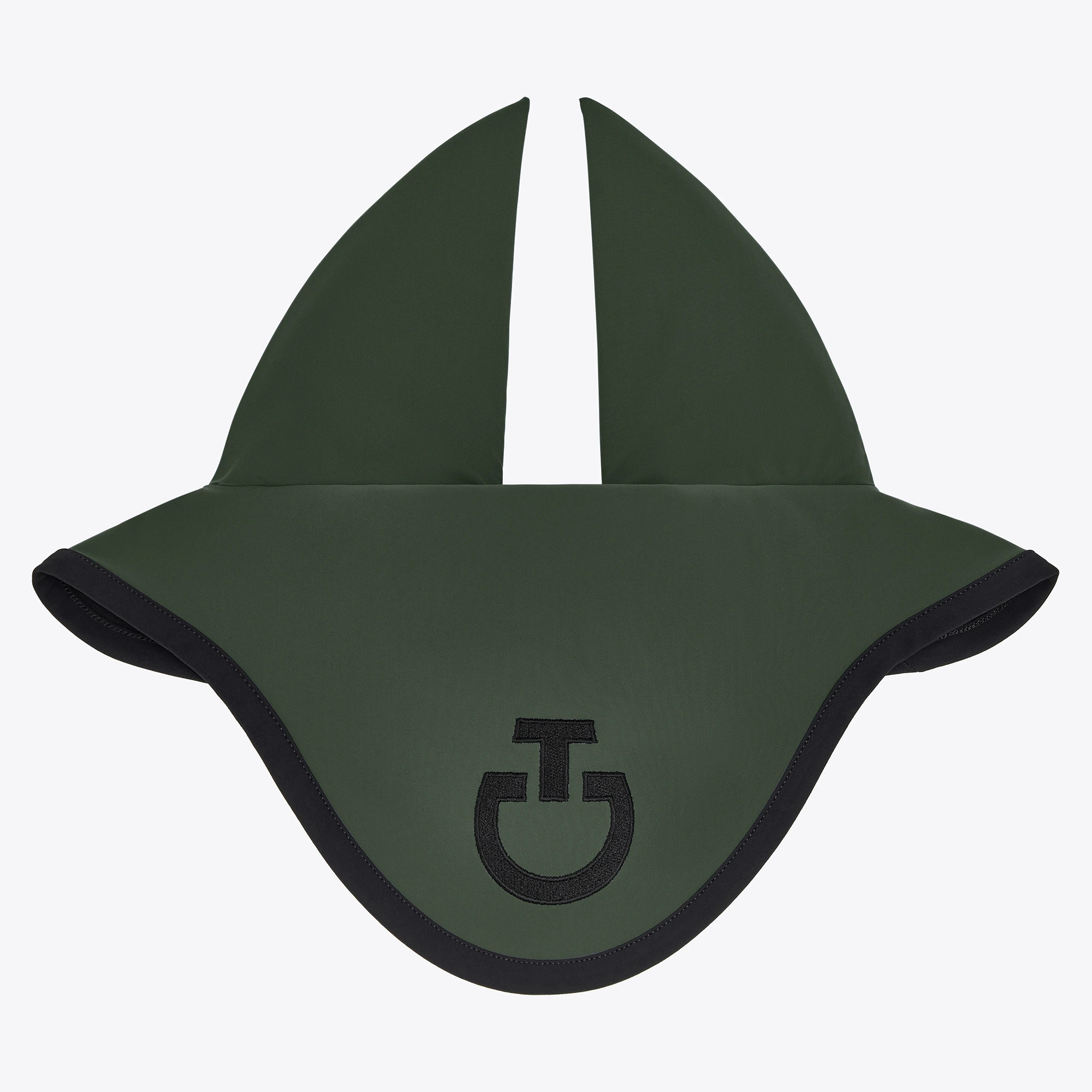 Cavalleria Toscana Lightweight Jersey Horse Earnet | Jungle Green Cavalleria Toscana Lightweight Jersey Horse Earnet | Jungle Green
