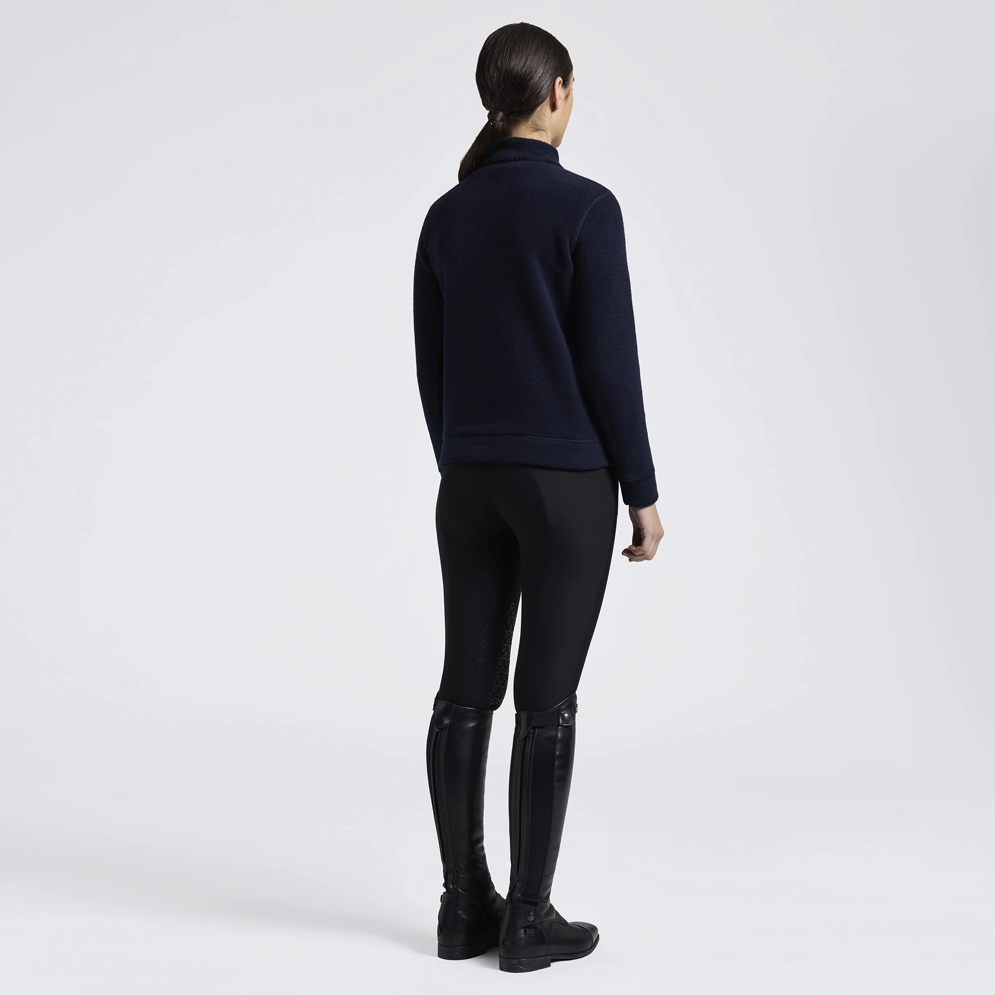 Koop Cavalleria Toscana Half Zip Fleece Sweater Navy – Warmte & Comfort voor Jonge Ruiters Koop Cavalleria Toscana Half Zip Fleece Sweater Navy – Warmte & Comfort voor Jonge Ruiters