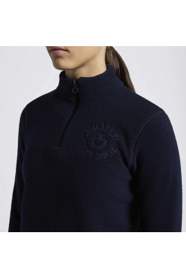 Shop Cavalleria Toscana Half Zip Fleece Sweater Navy – Warmth & Comfort for Young Riders Shop Cavalleria Toscana Half Zip Fleece Sweater Navy – Warmth & Comfort for Young Riders