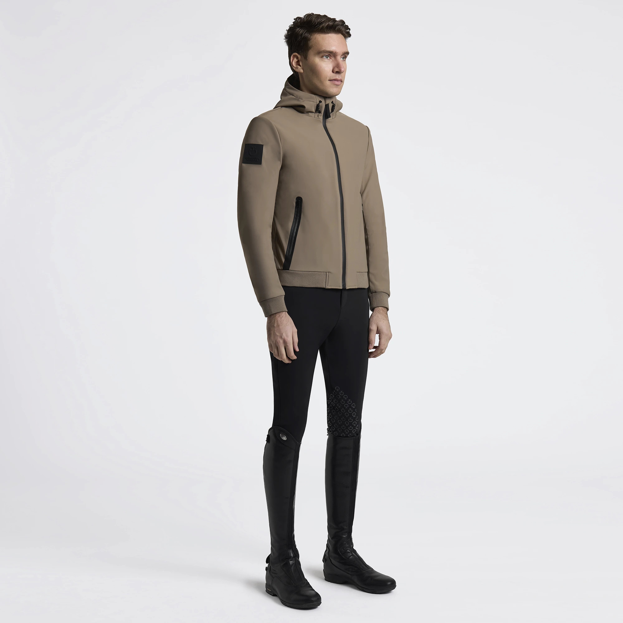 Cavalleria Toscana Men’s Thermal Softshell Jacket | Walnut Cavalleria Toscana Men’s Thermal Softshell Jacket | Walnut