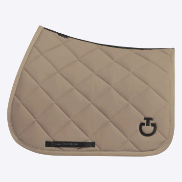 Cavalleria Toscana Saddle Pad Jumping | Walnut Cavalleria Toscana Saddle Pad Jumping | Walnut