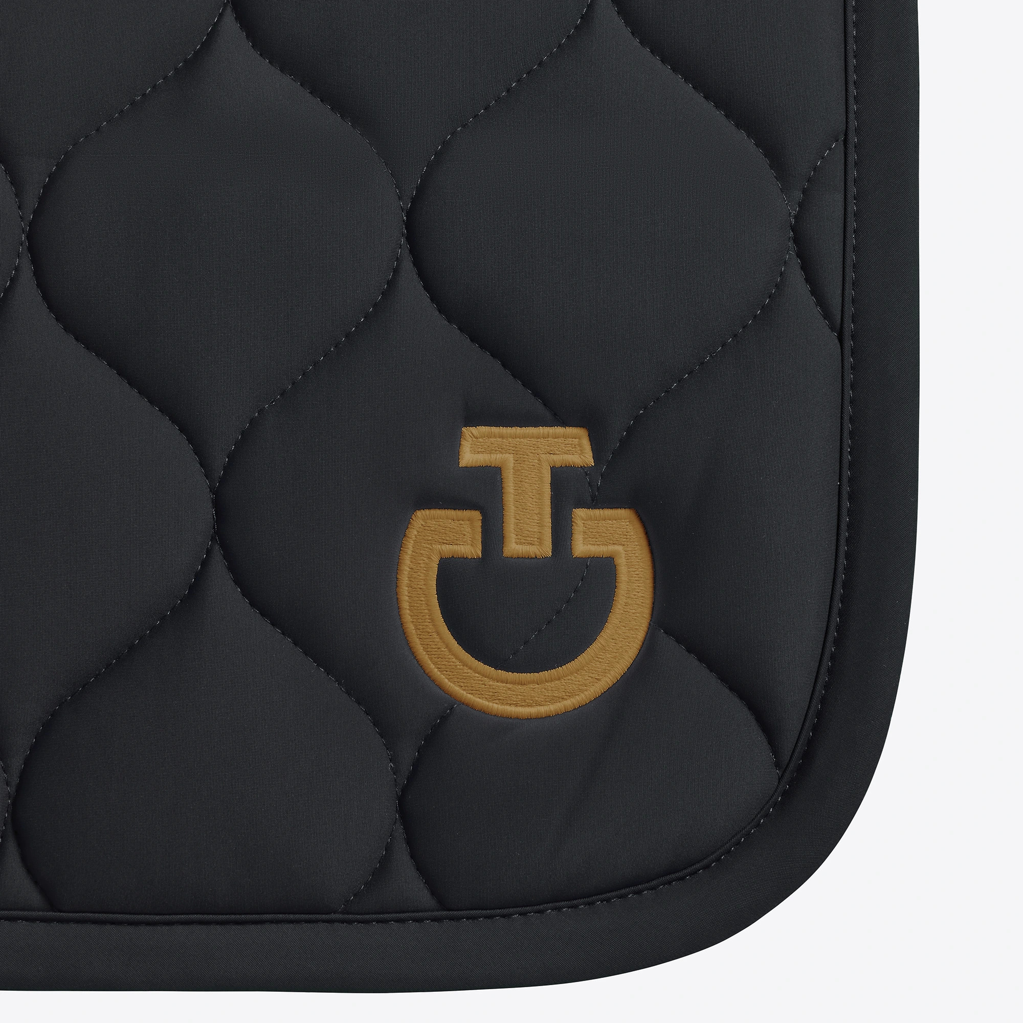 Shop the Cavalleria Toscana New Circular Quilted Saddle Pad | Black | Comfort & Style Shop the Cavalleria Toscana New Circular Quilted Saddle Pad | Black | Comfort & Style