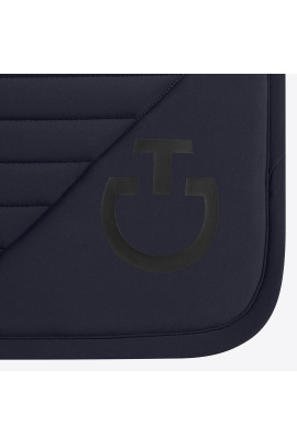 Shop the Cavalleria Toscana Logo Print Saddle Pad | Navy | Comfort & Style Shop the Cavalleria Toscana Logo Print Saddle Pad | Navy | Comfort & Style