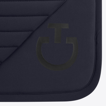 Shop het Cavalleria Toscana Logo Print Zadeldek | Navy | Comfort & stijl Shop het Cavalleria Toscana Logo Print Zadeldek | Navy | Comfort & stijl