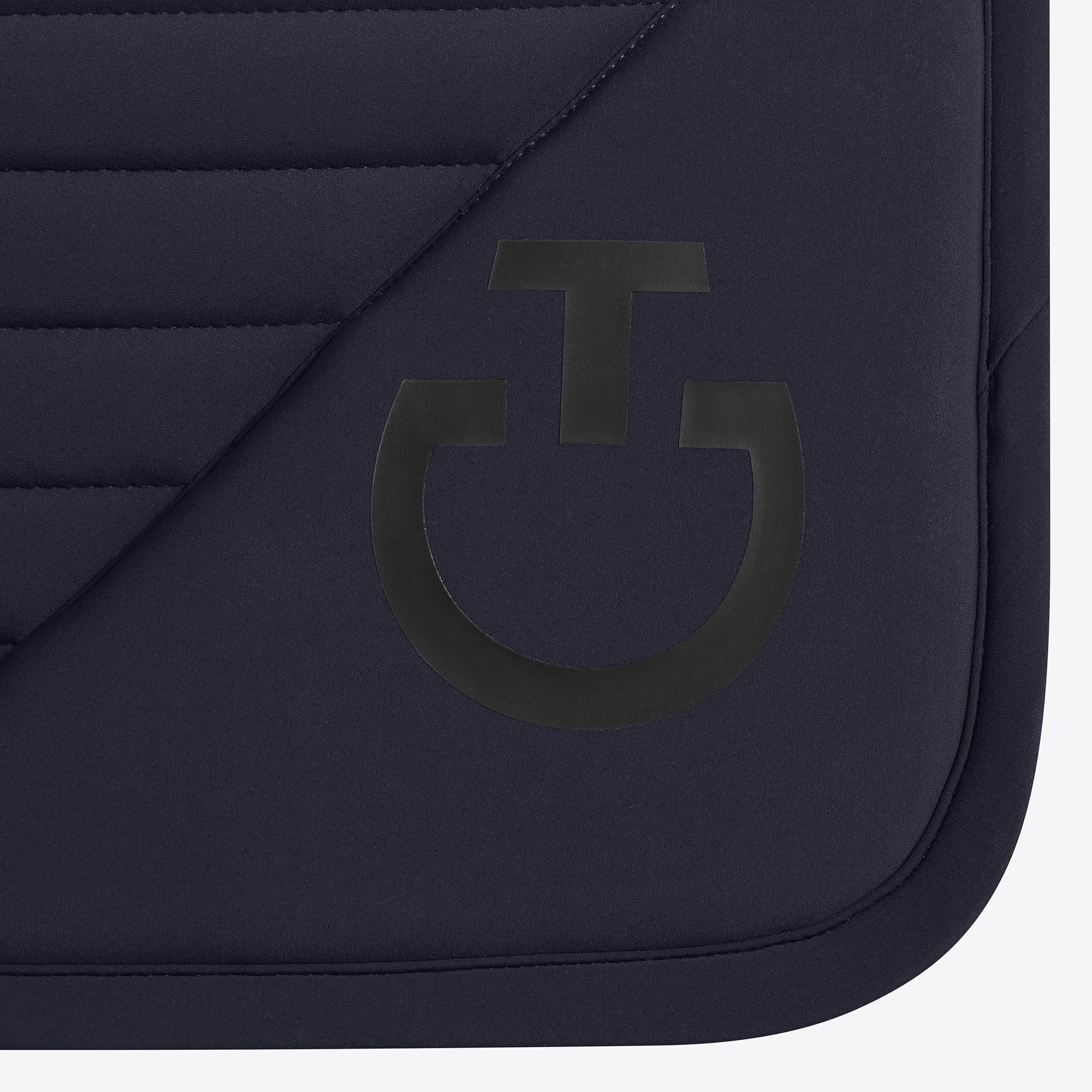 Shop het Cavalleria Toscana Logo Print Zadeldek | Navy | Comfort & stijl Shop het Cavalleria Toscana Logo Print Zadeldek | Navy | Comfort & stijl