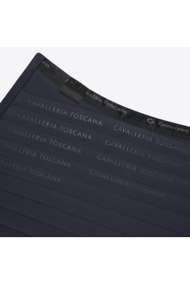 Shop the Cavalleria Toscana Logo Print Saddle Pad | Navy | Comfort & Style Shop the Cavalleria Toscana Logo Print Saddle Pad | Navy | Comfort & Style