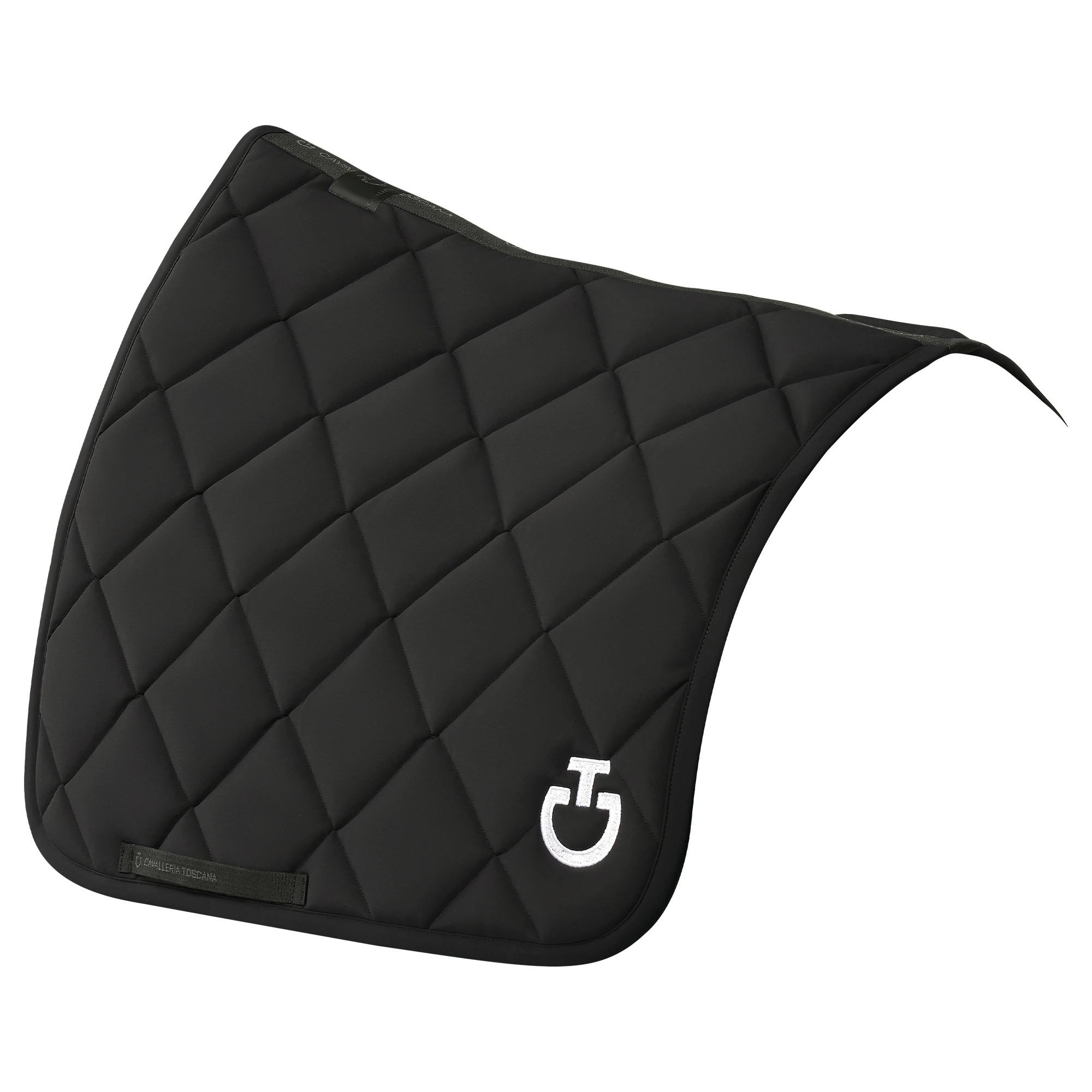 Shop the Cavalleria Toscana Diamond Quilted Saddle Pad | Black | Comfort & Style Shop the Cavalleria Toscana Diamond Quilted Saddle Pad | Black | Comfort & Style