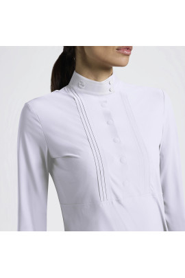 Shop the Cavalleria Toscana Women’s Show Shirt – Elegant, White & Breathable Shop the Cavalleria Toscana Women’s Show Shirt – Elegant, White & Breathable