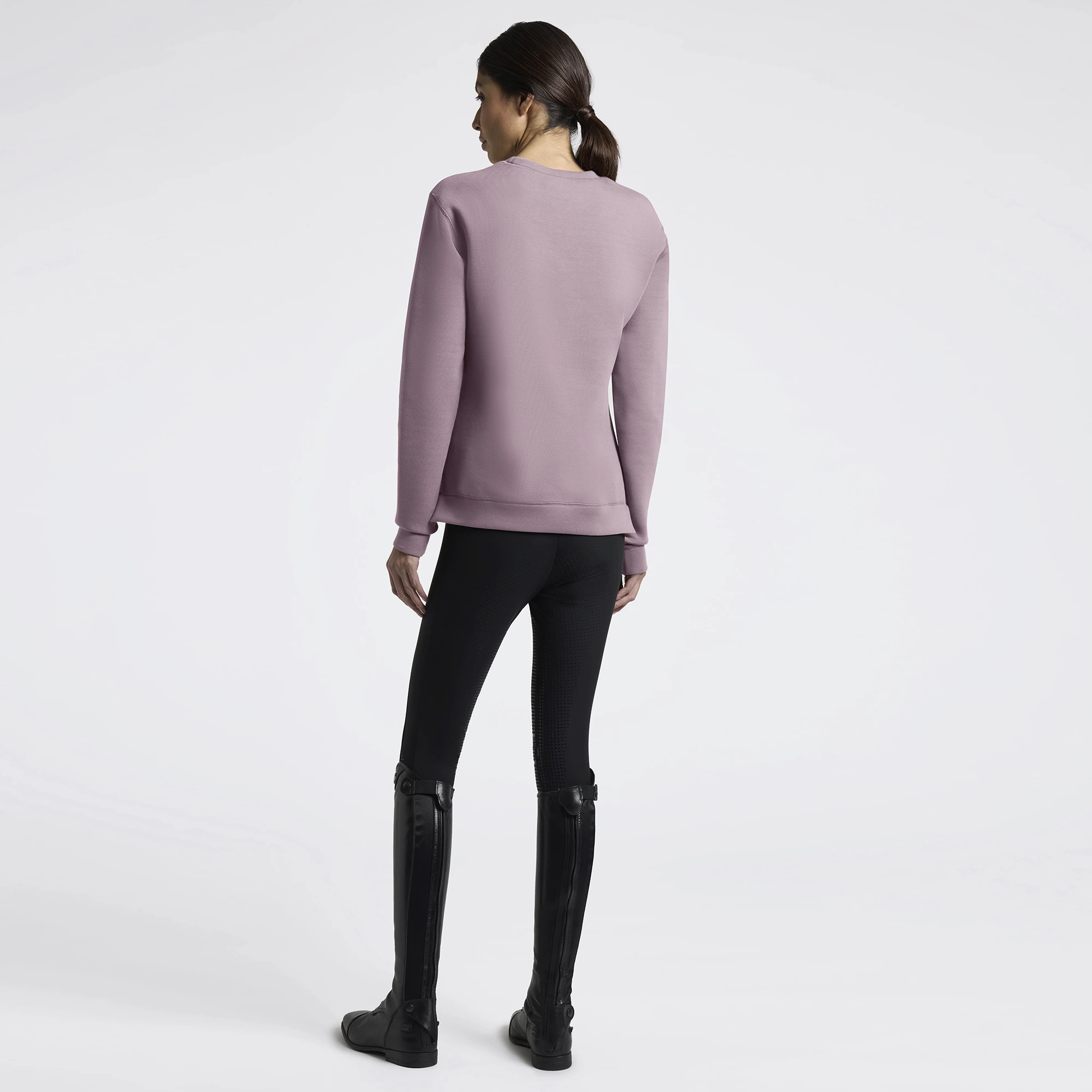 Shop the Cavalleria Toscana Women’s Sweatshirt – Soft Cotton in grape shake Shop the Cavalleria Toscana Women’s Sweatshirt – Soft Cotton in grape shake