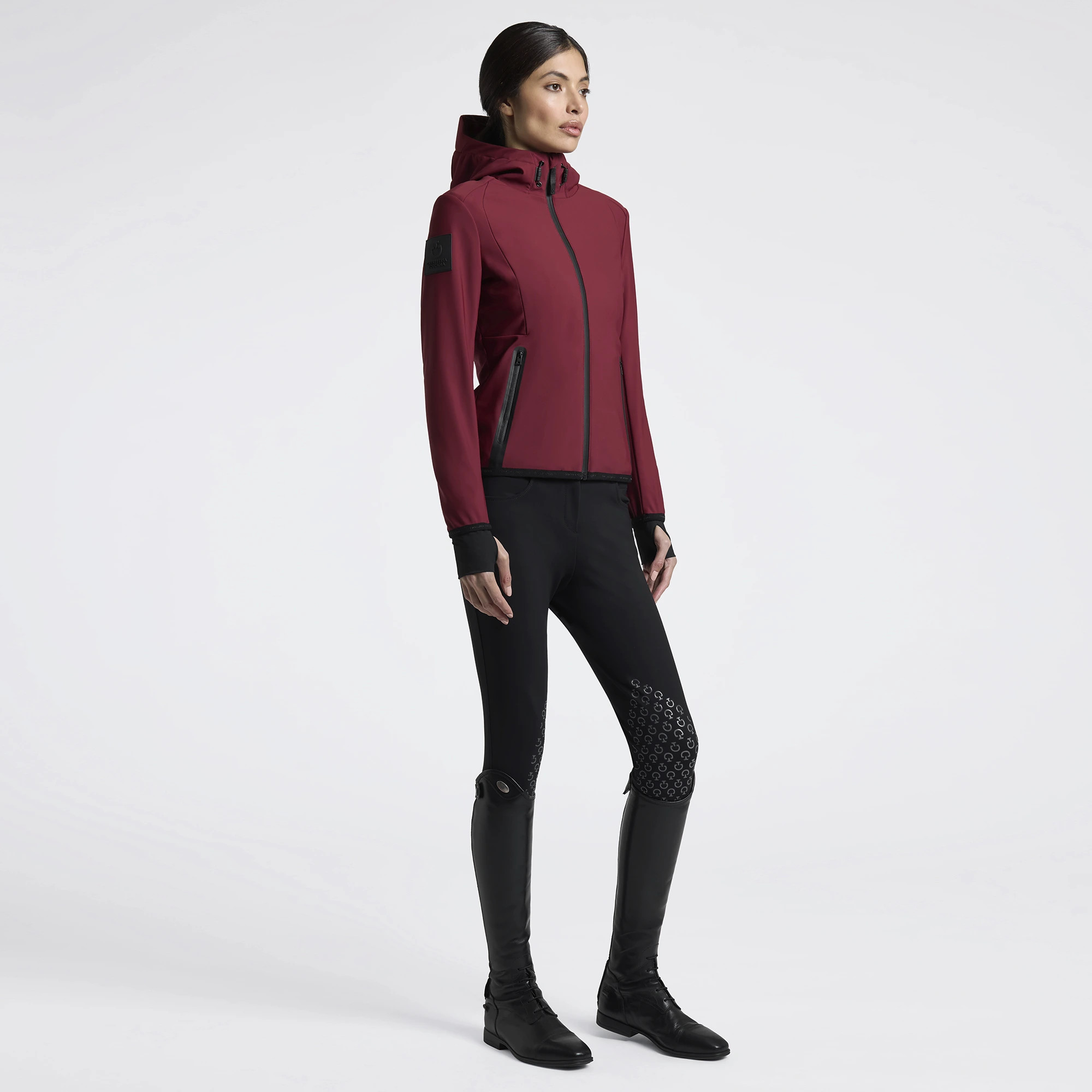 Cavalleria Toscana Dames Thermal Softshell Jas | Bordeaux Cavalleria Toscana Dames Thermal Softshell Jas | Bordeaux