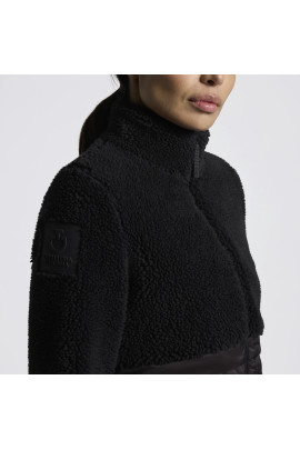 Cavalleria Toscana Zwarte Winterjas | Chique Teddy Fleece & Gewatteerd Design | Bestel Nu Cavalleria Toscana Zwarte Winterjas | Chique Teddy Fleece & Gewatteerd Design | Bestel Nu