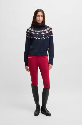 BOSS Equestrian Turtleneck Jumper Sky Captain | Stijlvol & Comfortabel | Shop Nu BOSS Equestrian Turtleneck Jumper Sky Captain | Stijlvol & Comfortabel | Shop Nu