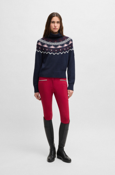 BOSS Equestrian Turtleneck Jumper Sky Captain | Stijlvol & Comfortabel | Shop Nu BOSS Equestrian Turtleneck Jumper Sky Captain | Stijlvol & Comfortabel | Shop Nu
