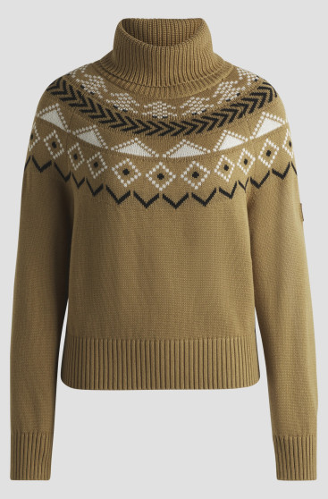 BOSS Equestrian Turtleneck Jumper Camel | Warm & Modieus | Shop Nu BOSS Equestrian Turtleneck Jumper Camel | Warm & Modieus | Shop Nu