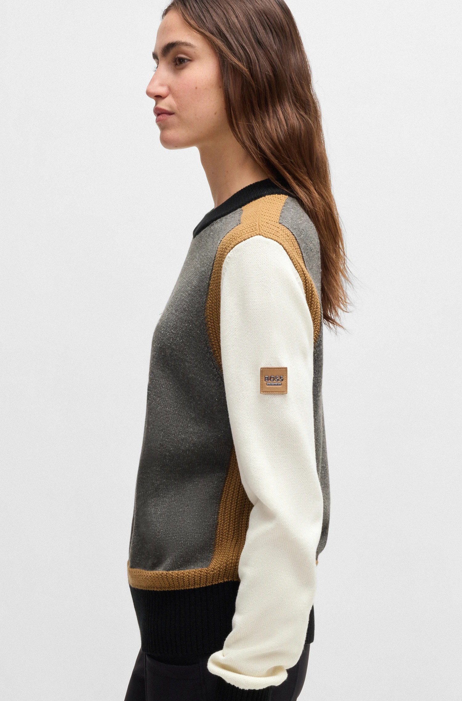 BOSS Equestrian Amira Knitwear Jumper | Comfort & Stijl | Shop Nu BOSS Equestrian Amira Knitwear Jumper | Comfort & Stijl | Shop Nu