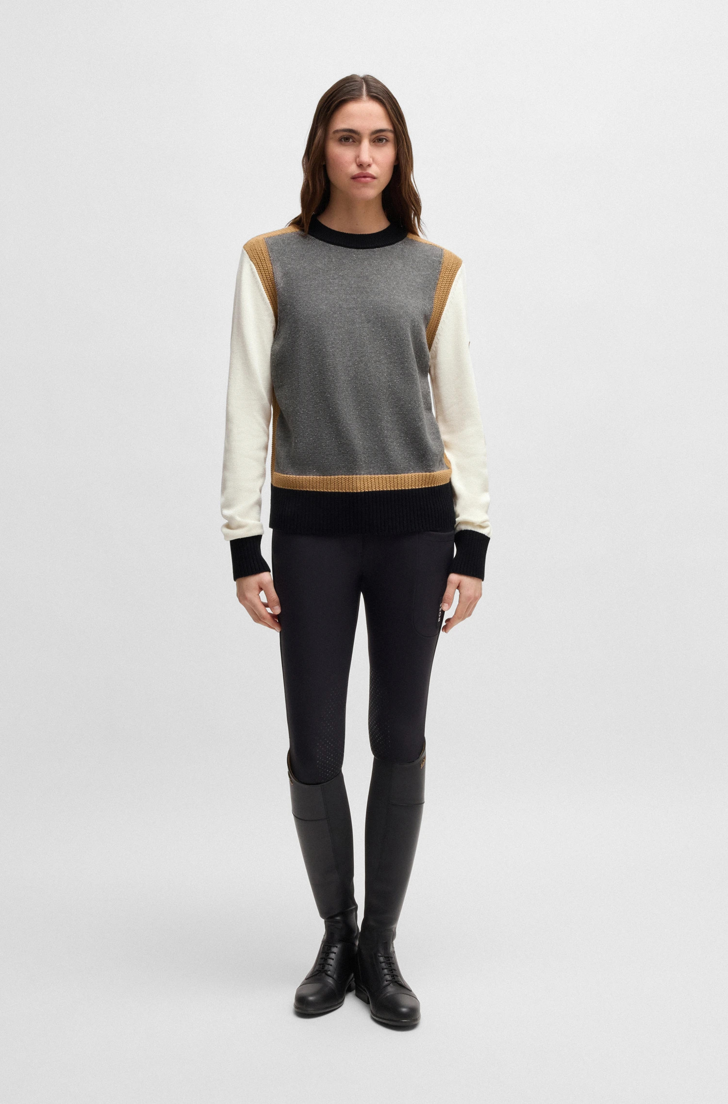 BOSS Equestrian Amira Knitwear Jumper | Comfort & Stijl | Shop Nu BOSS Equestrian Amira Knitwear Jumper | Comfort & Stijl | Shop Nu
