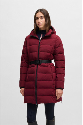 BOSS Equestrian Vespa Women's Puffer Jacket | Cabernet