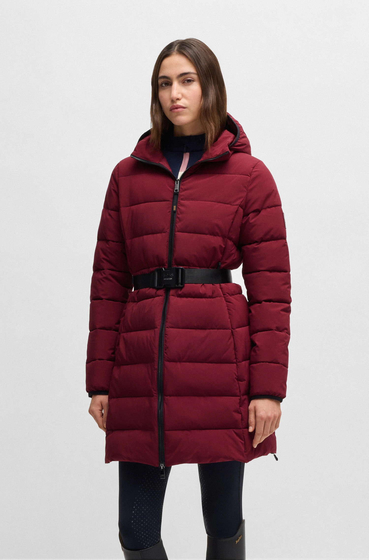 BOSS Equestrian Vespa Women's Puffer Jacket | Cabernet BOSS Equestrian Vespa Women's Puffer Jacket | Cabernet