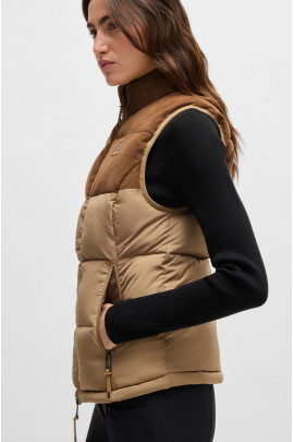 BOSS Equestrian Viola Bodywarmer Camel | Stijlvol & Functioneel BOSS Equestrian Viola Bodywarmer Camel | Stijlvol & Functioneel