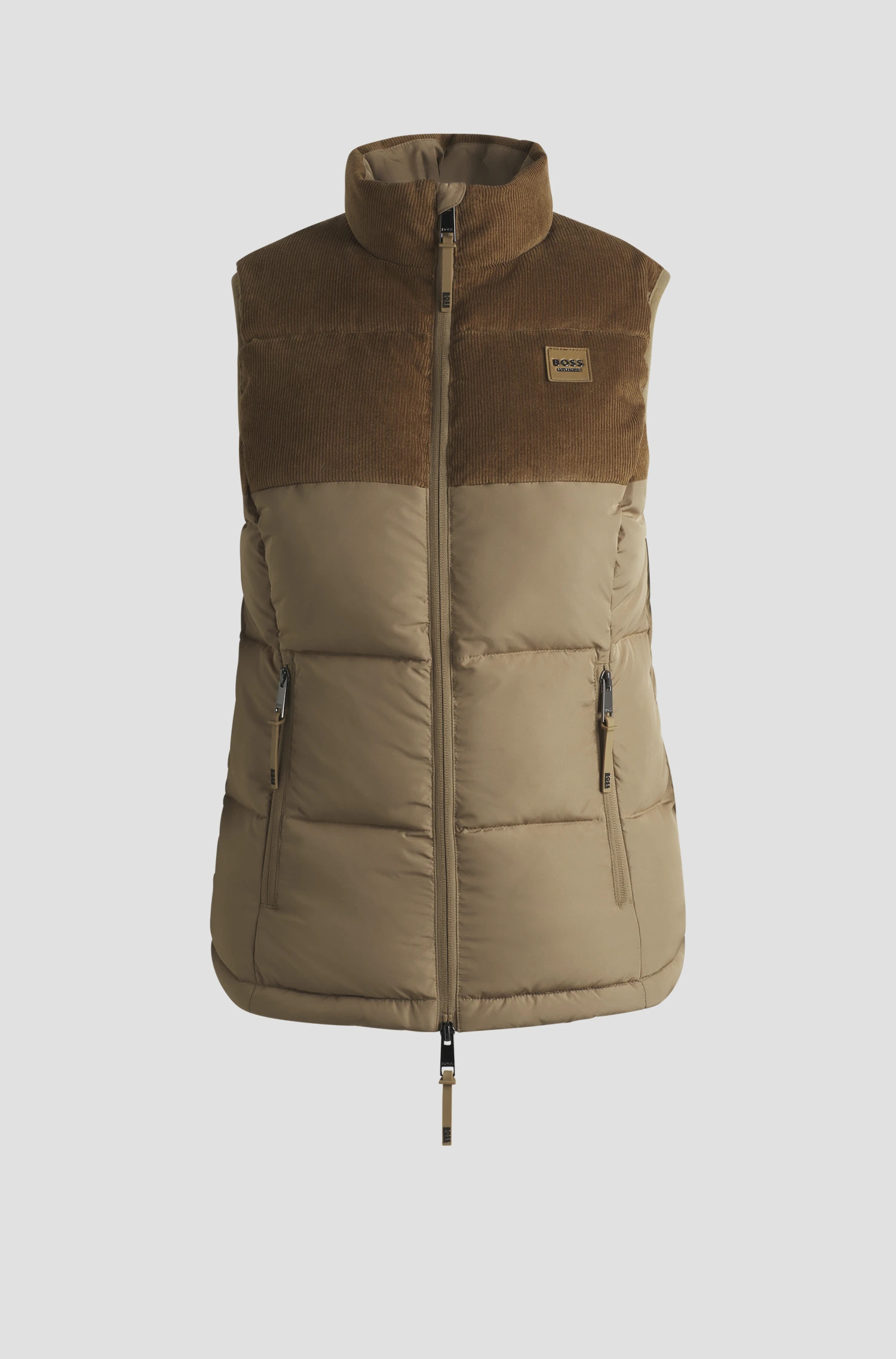 BOSS Equestrian Viola Bodywarmer Camel | Stijlvol & Functioneel BOSS Equestrian Viola Bodywarmer Camel | Stijlvol & Functioneel