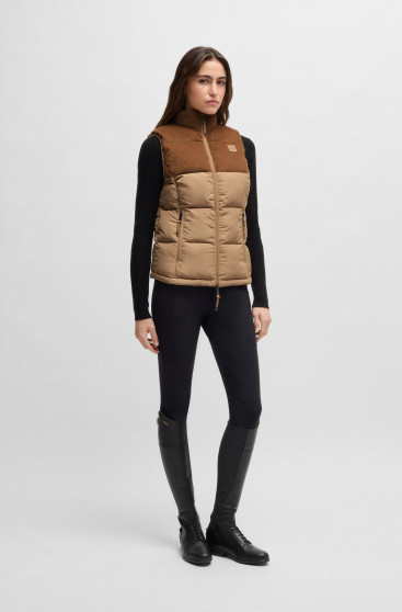 BOSS Equestrian Viola Waistcoat Camel | Stylish & Practical BOSS Equestrian Viola Waistcoat Camel | Stylish & Practical
