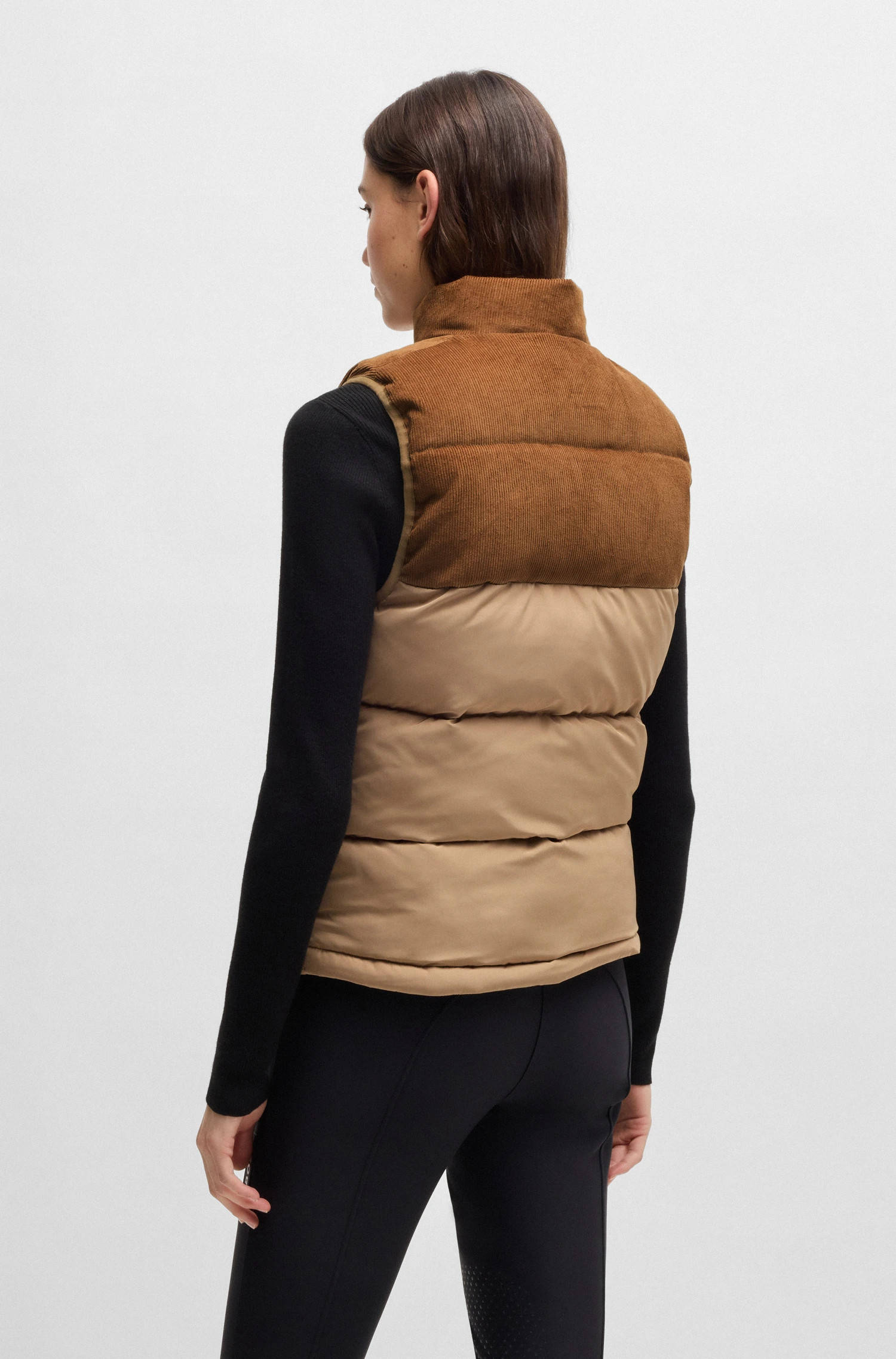 BOSS Equestrian Viola Waistcoat Camel | Stylish & Practical BOSS Equestrian Viola Waistcoat Camel | Stylish & Practical