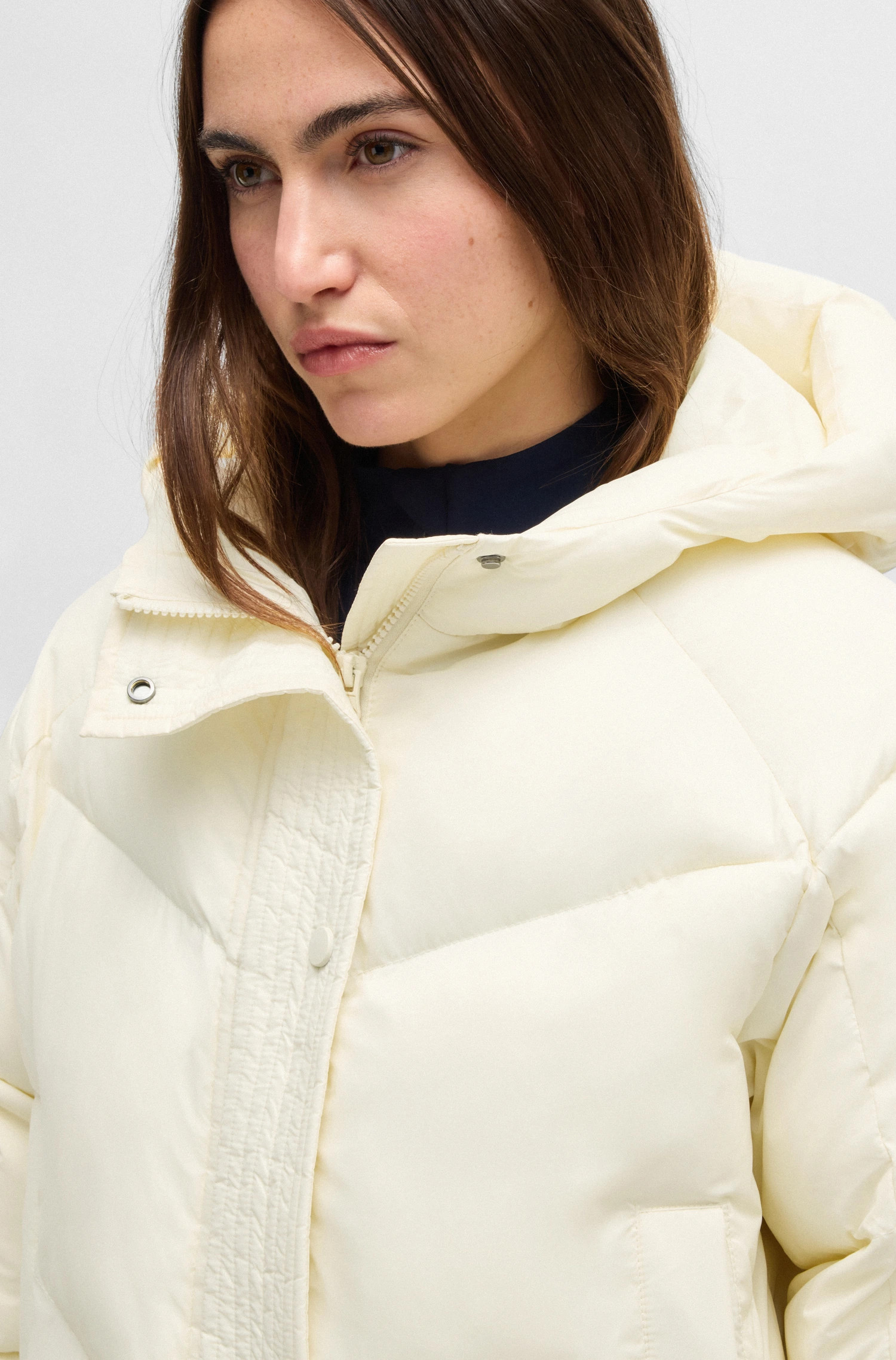 BOSS Equestrian Marsha Bomber Jacket Crème | Vrouwelijke Jas | Shop Direct BOSS Equestrian Marsha Bomber Jacket Crème | Vrouwelijke Jas | Shop Direct