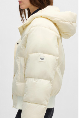 BOSS Equestrian Marsha Bomber Jacket Cream | Elegant Jacket | Shop Today BOSS Equestrian Marsha Bomber Jacket Cream | Elegant Jacket | Shop Today