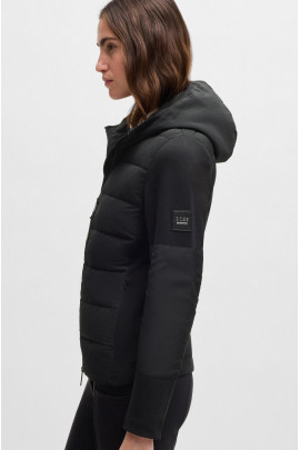 BOSS Equestrian Jessy Puffer Hybrid Jacket Black | Wind & Water Repellent | Shop Now BOSS Equestrian Jessy Puffer Hybrid Jacket Black | Wind & Water Repellent | Shop Now